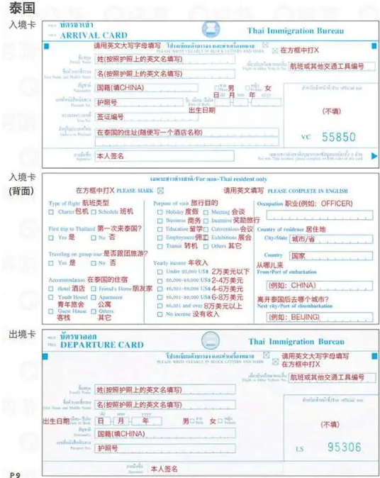 出入境卡