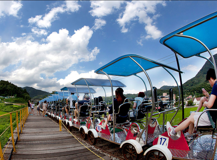江村鐵路自行車